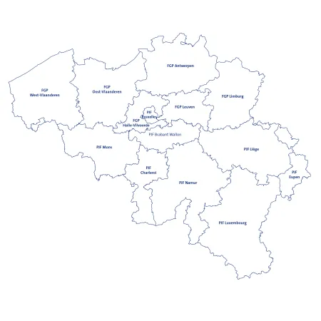 Carte PJF / Map FGP