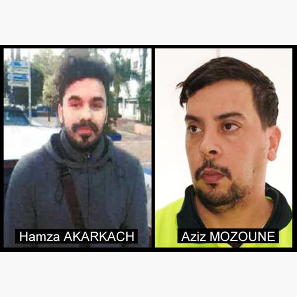 Hamza AKARKACH et Aziz MOZOUNE
