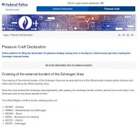 The pleasure boating declaration form is now online  