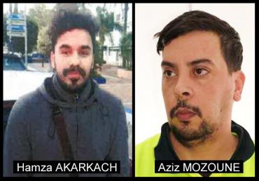 Hamza AKARKACH et Aziz MOZOUNE