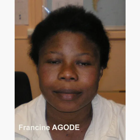 Francine AGODE et son bébé