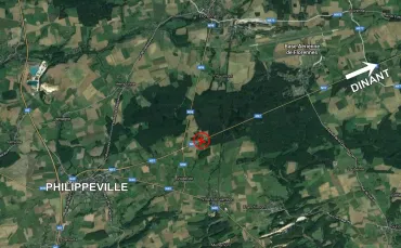 Accident sur la N97 à Philippeville 